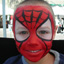 Spiderman Face Painting