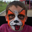 Orange Puppy Face Painting