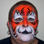 Orange Tiger Face Painting