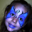 Ice Butterfly Face Painting