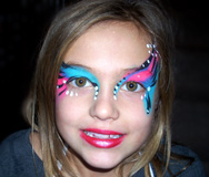 Abstract Eyes Face Painting